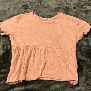 pink hollister baby tee